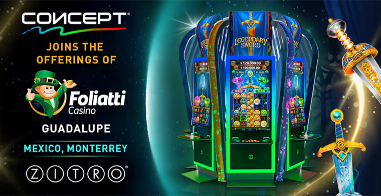 Foliatti Casino Guadalupe Adds Zitro’s Concept Cabinet Line