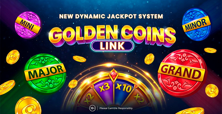 Amusnet presents Golden Coins Link: A New Progressive Jackpot Experience