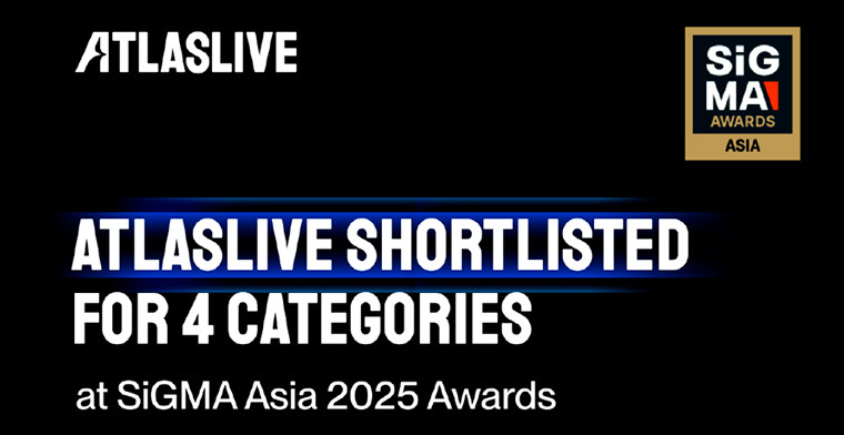 Atlaslive preseleccionado en cuatro categorías de los premios SiGMA Asia 2025