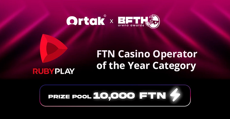 Betconstruct announces that RubyPlay will be Sponsor FTN Casino Operator of the Year at Ortak x B.F.T.H. Arena Awards 2025