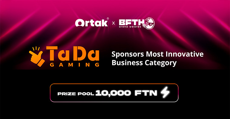 TaDa Gaming Sponsors Most Innovative Business at Ortak x B.F.T.H. Arena Awards 2025