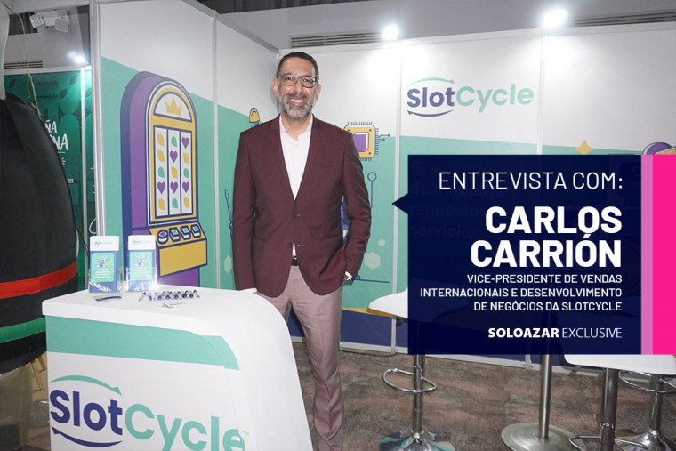 Carlos Carrión, da Slotcycle: “Durante a GAT Expo Cartagena 2025, fizemos progressos em negociações importantes com operadores e associações locais”.