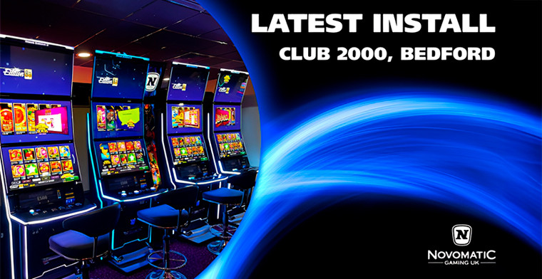Club 2000 Bedford Expands with the installation of NOVOMATIC’s BLACK EDITION II B3™ NOVOLINE Cabinets