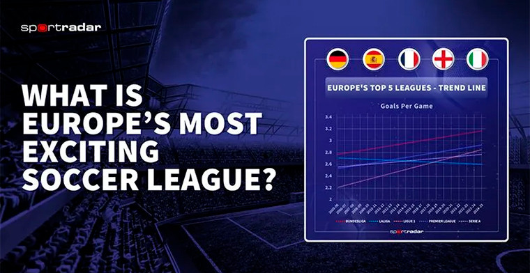 Sportradar analiza 98.000 goles y revela cuál es la liga de fútbol más emocionante de Europa