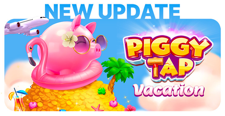 Onlyplay introduces the summer-themed Vacation Skin for Piggy Tap™