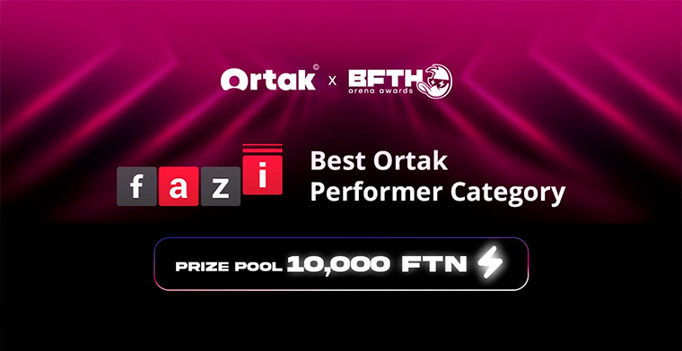 Betconstruct presents: Fazi Powers the Best Ortak Performer Award with 10,000 FTN at Ortak x B.F.T.H. Arena Awards 2025