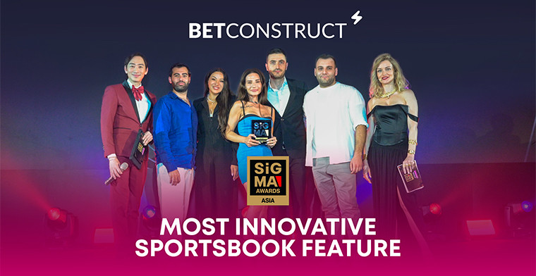 BetConstruct nombrada "Función de Apuestas Deportivas Más Innovadora de 2025" en los Premios SiGMA Asia