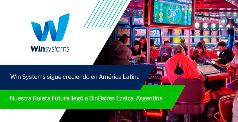 Win Systems' Gold Club Futura roulette wheel is already at Binbaires Ezeiza