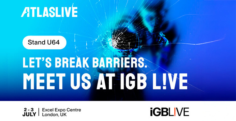 Atlaslive to exhibit at iGB L!VE 2025! Visit them at stand U64