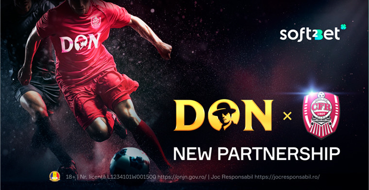 Soft2Bet’s brand Don.ro Becomes Main Sponsor of CFR Cluj in Multi-Year Agreement