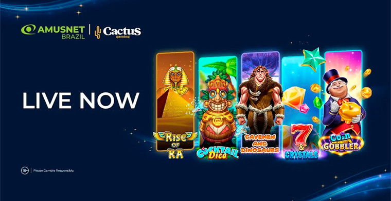Amusnet se lanza en Cactus Gaming y refuerza su posición en el mercado brasileño
