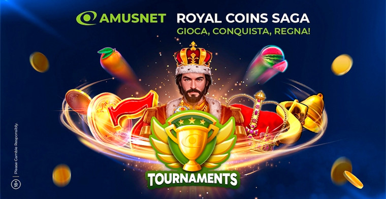 Amusnet Captivates Italian Market Through Hit Royal Coins Saga Tournament