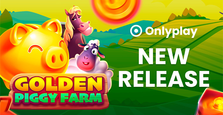 Golden Piggy Farm de Onlyplay: Cosecha ganancias en una divertida aventura campestre