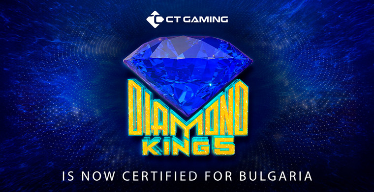 CT Gaming Secures Bulgarian Certification for New Multigame Diamond King 5