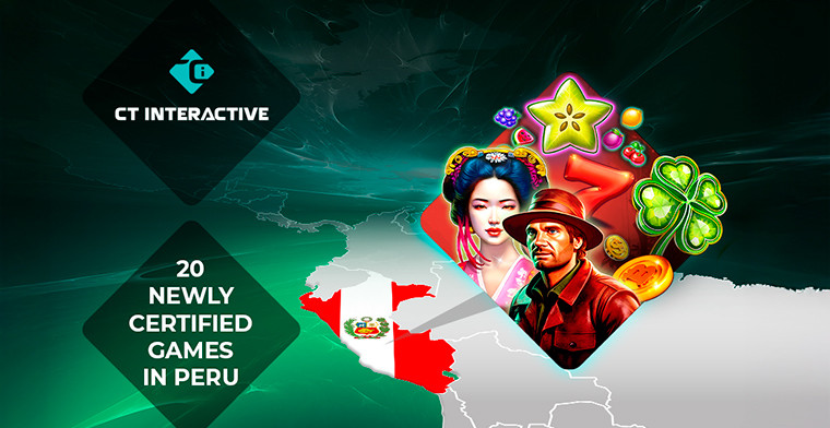 CT Interactive amplia sua presença no Peru com 20 novos jogos certificados