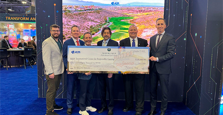ICRG received $180,000 check from AGA, AGEM, JCM Global