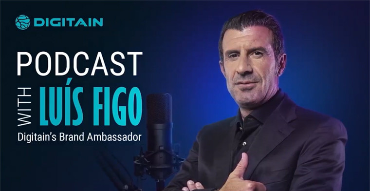 Digitain lanza el primer episodio del podcast oficial con Luís Figo