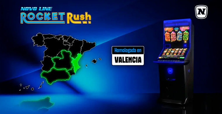 NOVOMATIC Spain presenta NOVO LINE Rocket Rush en Valencia