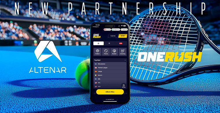 Altenar se asocia con Onerush para el lanzamiento de una casa de apuestas deportivas en Suecia
