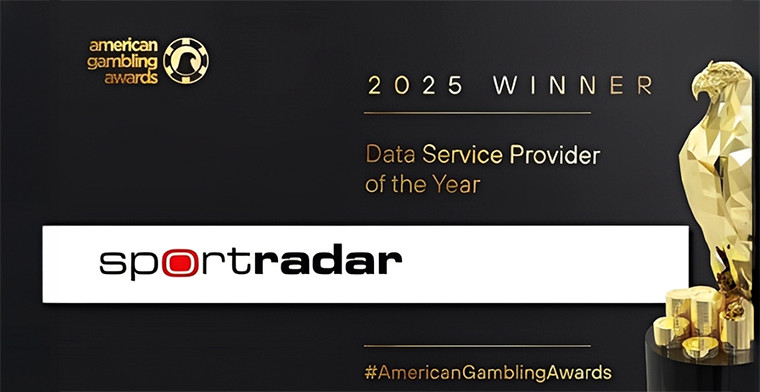 Sportradar vence pelo segundo ano consecutivo o prêmio "Fornecedor de Serviços de Dados do Ano" no American Gambling Awards 2025