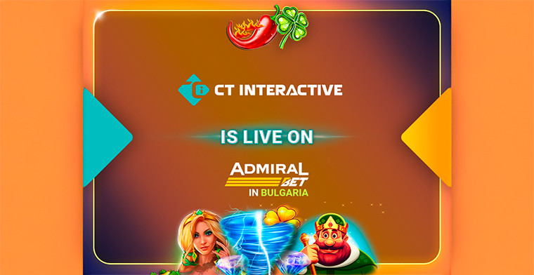 CT Interactive Partners with Admiralbet.bg to Expand iGaming Presence in Bulgaria