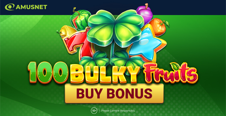 Amusnet Introduces a Juicy Burst of Colour and Fun with 100 Bulky Fruits Buy Bonus   