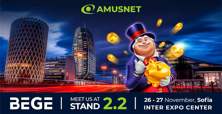 Amusnet Expands European Reach at BEGE 2025 with New Gaming Innovations