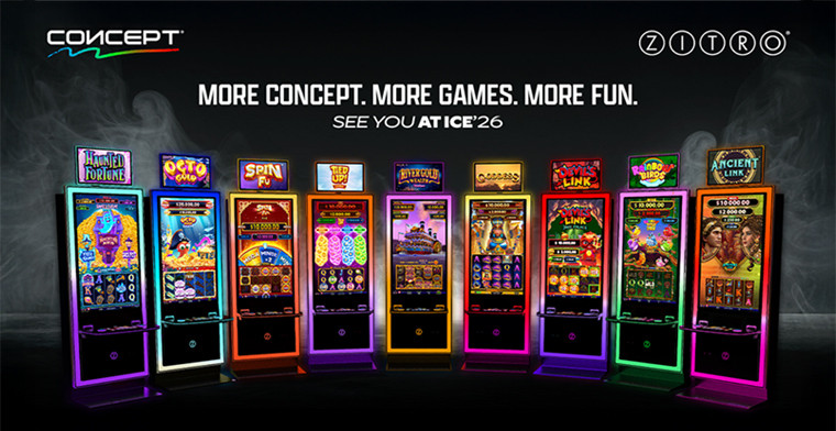 Zitro to showcase fresh game titles from its CONCEPT cabinet at ICE 2026