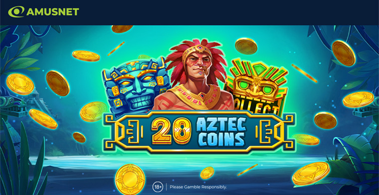 Amusnet reveals Hidden Treasures in its latest release: "20 Aztec Coins"