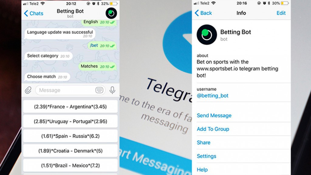 Sportsbet.io announces breakthrough Telegram betting bot
