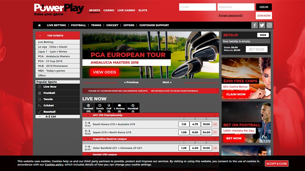  PowerPlay.com releases online sports betting & casino platform