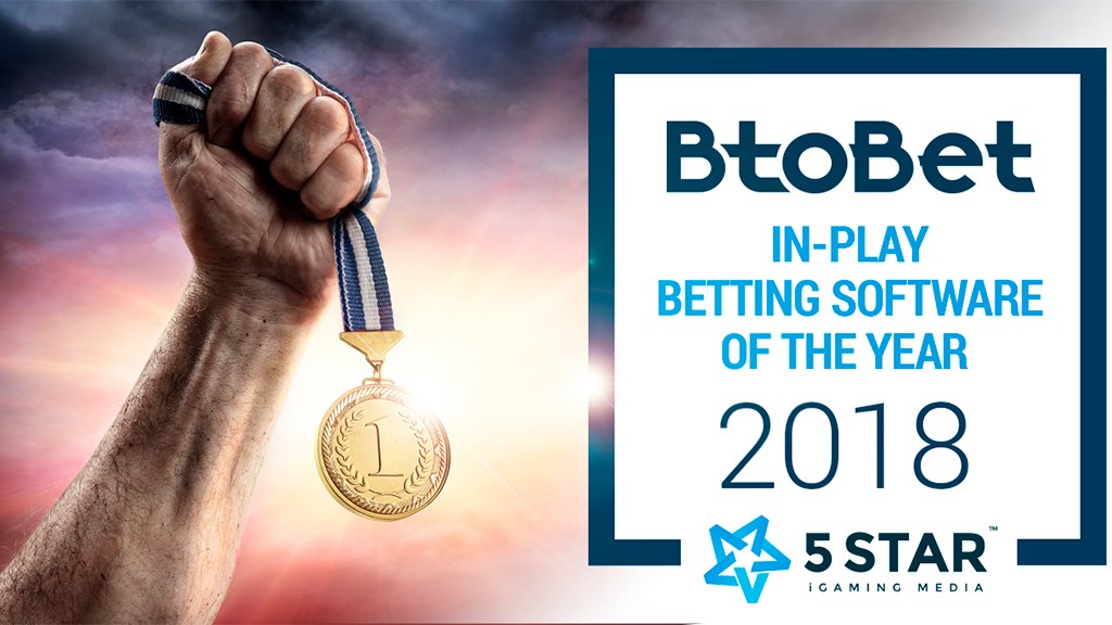 BTOBET recognised as ‘IN-PLAY BETTING’ industry leader