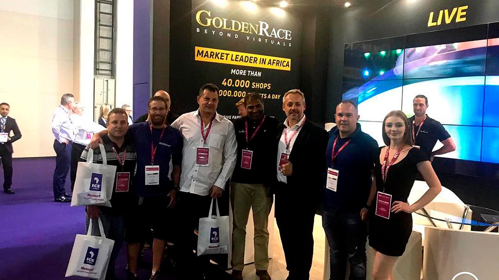 Golden Race presented its brand-new live games at ICE Africa