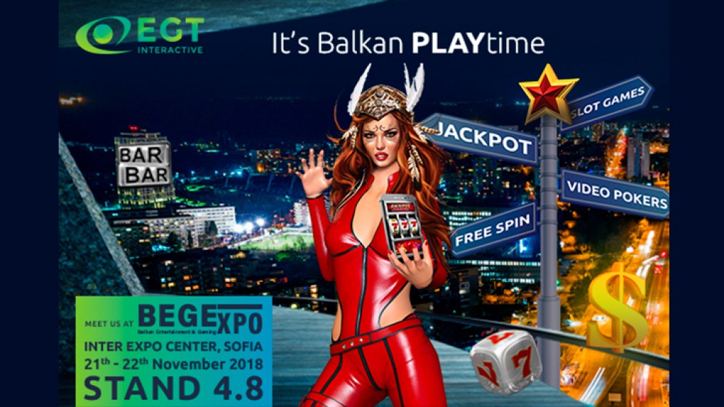 EGT Interactive – novelties and real online casino experience at the 11th BeGExpo in Bulgaria. 