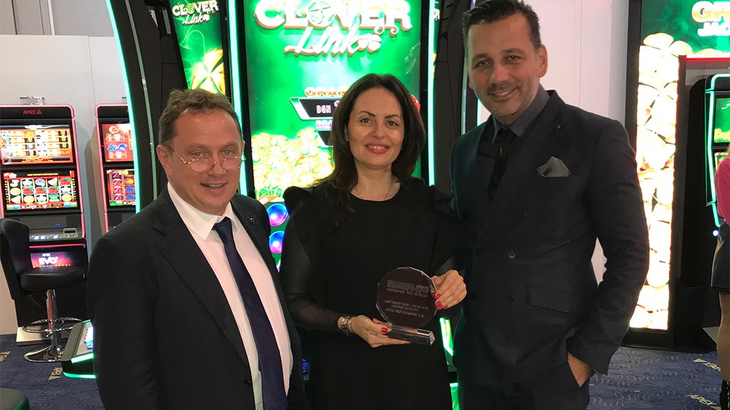 Apex Gaming wins ‘BEST JACKPOT CONCEPT – Land-Based Gaming’ at BEGE in Bulgaria