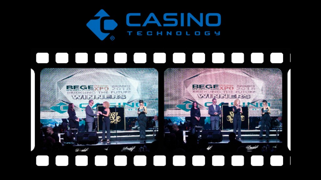Casino Technology with Slot Machine of the Year Award at BEGE Expo