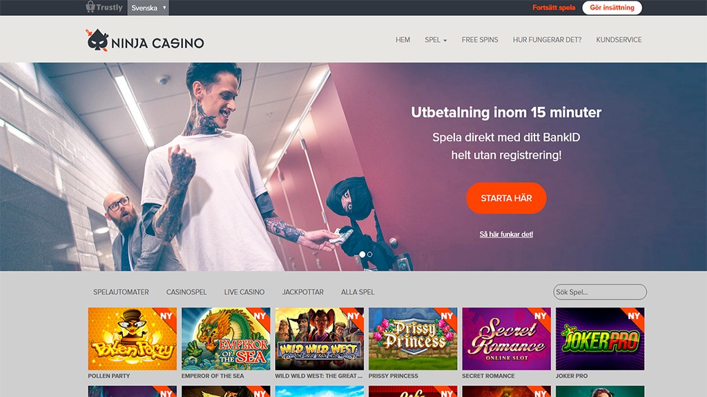Ninja Casino goes live in Estonia