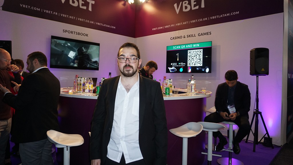 VBET had a booth for the first time at SiGMA