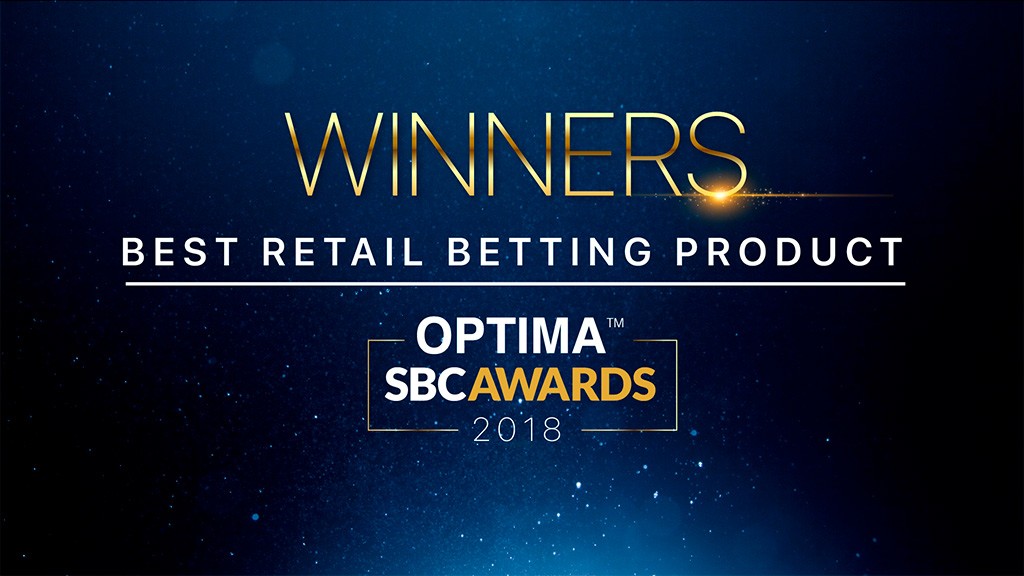 OPTIMA wins best retail betting product at SBC AWARDS 2018