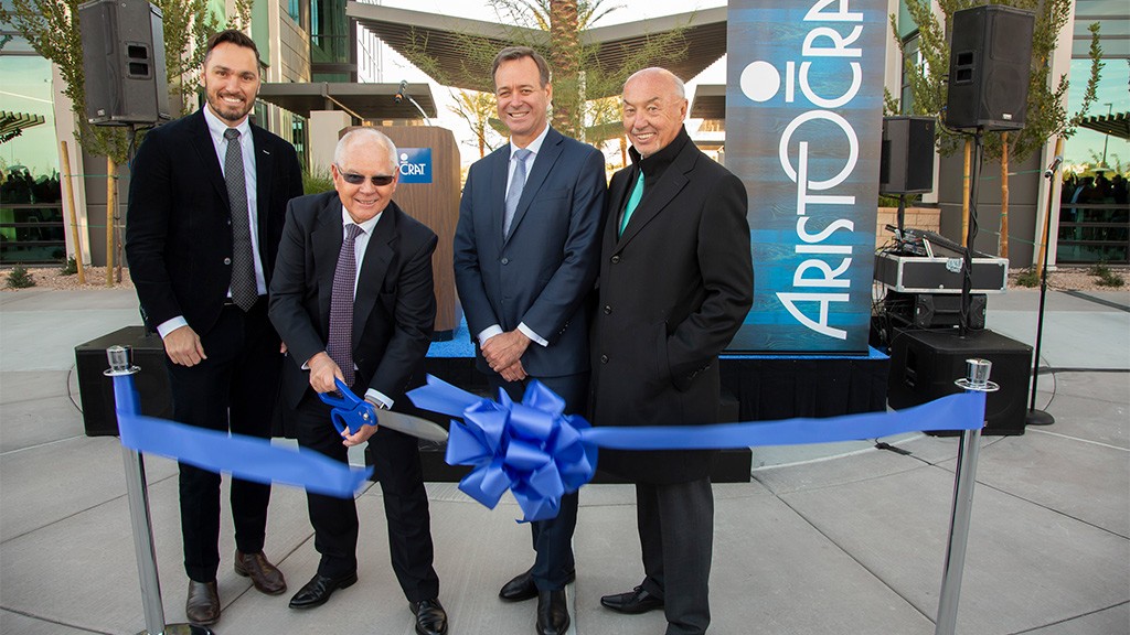 Aristocrat Cuts Ribbon at new Two-building Campus in Summerlin, Renewing Company´s Dedication to Las Vegas and Marking the Beginning of a New Era