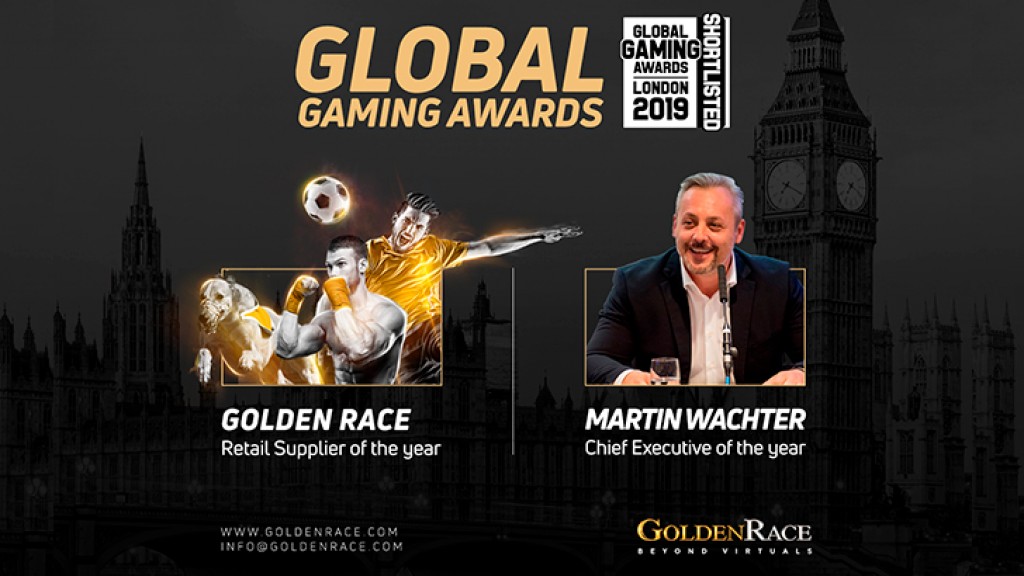 Golden Race recibe dos nominaciones principales para los Global Gaming Awards (GGA Londres 2019)